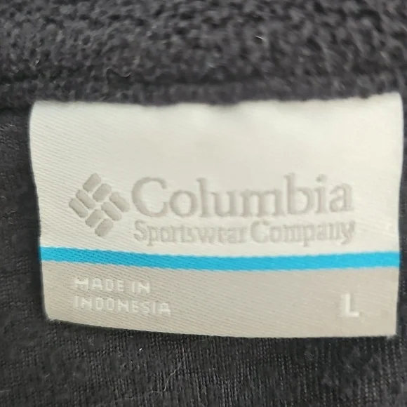 Columbia Black Textured Pullover Womens L Athleisure Activewear Athletic EUC - Picture 10 of 12